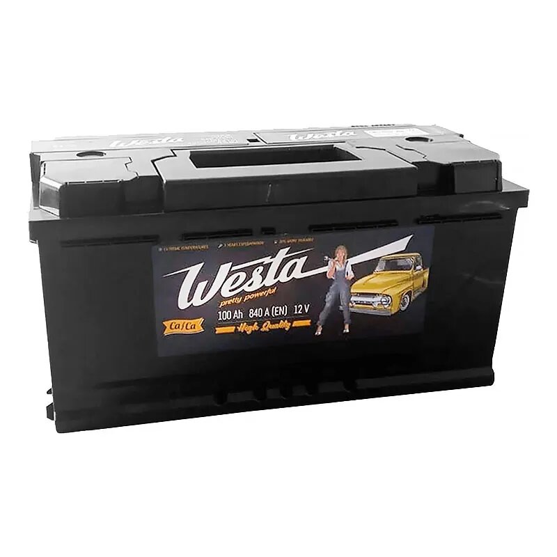Автомобільний акумулятор Westa 6CT-100Ah Petty Rowerful AзE (WPP100)